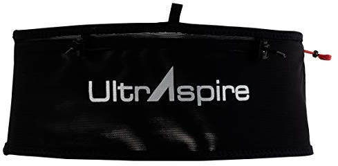 UltrAspire Taillengürtel für Rennsport, 2.0, Schwarz, Größe S (Taillengröße: 71,1 - 76,2 cm)