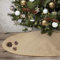 120 cm Weihnachtsbaum Decke Jute, Weihnachtsbaum Rock Rund, Leinen Tannenbaum Decke Weihnachtsbaumdecke für Winter, Herbst, Thanksgiving, Halloween, Neujahr, Party, Weihnachtsdeko