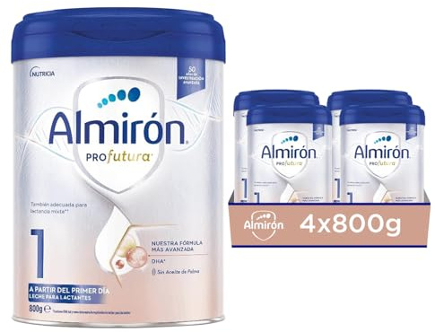 Almirón Profutura 1 Leche de Inicio en Polvo, a partir del Primer Día, 800 g (Paquete de 4)