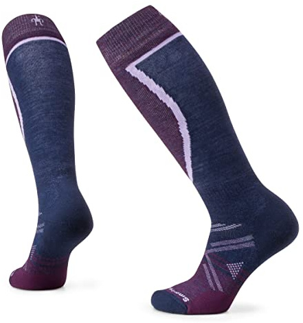Smartwool Women's Ski Full Cushion OTC Socks, Chaussettes de ski OTC à coussin complet pour femmes Femme, Purple Iris,