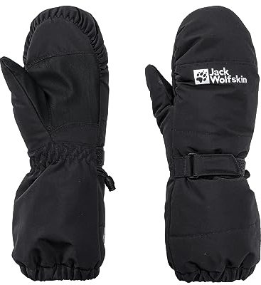 Jack Wolfskin Unisex Kinder 2L Winter Mitten K Handschuh, Black, 152