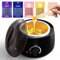 Wachswärmer Waxing Set Wachs Haarentfernung zuhause: Wax Maschine 4 Packungen wachsperlen und 30 Holzspateln,Wax haarentfernung gesicht Körper Damen Herren