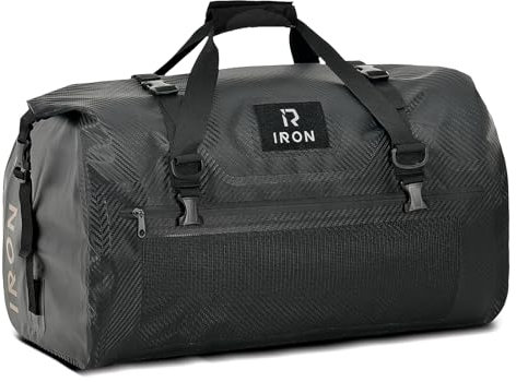 IRON JIA'S Motorradtasche Gepäckrolle wasserdichte Hecktasche Satteltasche Reisetasche mit rollversiegelten Schultergurten geeignet für Radfahren Camping Wassersport-30L