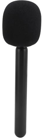 Interview Microphone Handle with Windshield Foam, Converts Wireless Mic to Handheld, Wireless Mic Handheld Adapter for Wireless GO II, High Reception Quality