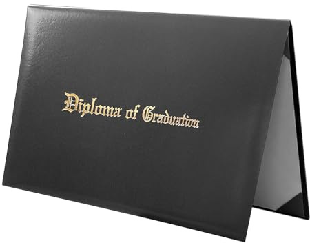 Angenster Certificate Folder,Graduation Certificate Cover Imprinted Diploma of Graduation Diploma Cover for Awards Certificate