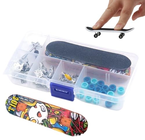 Mini Tavola Da Skate Per Dita,Fingerboard Giocattolo Antistress,Mini Skateboard Da Collezione - per l'Utilizzo in Casa, in Aula, a Scuola, durante Feste, in Sala Giochi e per Attività Indoor e Outdoor