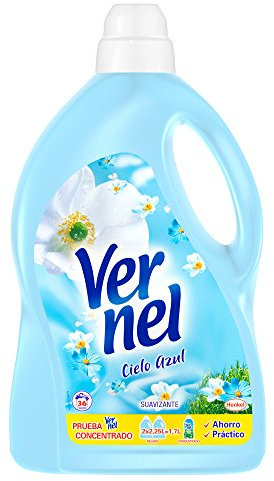 Vernel Suavizante Azul Diluido,2.25 L paquete de 2
