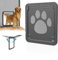 Yunt Hundeklappen Groß Magnetisch Automatische Verschließbar Haustierklappe Katzentür Schwarz für Hunde & Katze pet door 42*37cm