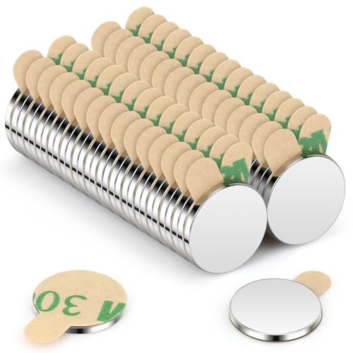 Magneti al Neodimio Wukong 10x1mm | Confezione da 60, Mini Magneti Estremamente Potenti Rotondi Piccoli Magneti Per Lavagna Magnetica per Lavagna Magnetica, Frigorifero, Artigianato, Ufficio, Cucina