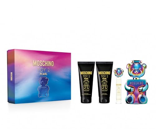 Moschino Toy 2 Pearl Eau de Parfum Gift Set 2024 (100ml EDP, Body Lotion, Shower Gel and 10ml Travel Spray)