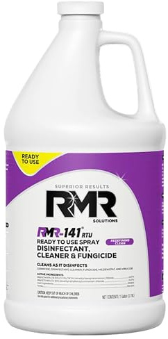 RMR-141 EPA Registered Mold and Mildew Killer, Eliminates Odors, Removes Mold, Mildew, Bacteria, and Viruses, 1 Gallon Bottle