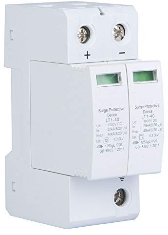 DC-Photovoltaik-Überspannungsschutz, 2P 40KA, Niederspannungsableiter für Haushalts-Blitzschutz
