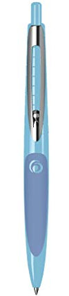 Herlitz 50028238 Kugelschreiber my.pen, hellblau/dunkelblau, 1 Stück