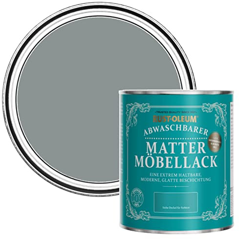 Rust-Oleum Grey Furniture & Skirting Board Paint in Matt Finish - Slate 750ml