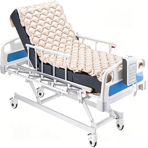 AITX Alternating Pressure Mattress, 130 Air Cells Anti-Decubitus Mattress with Whisper-Quiet Pump, Waterproof Medical-Grade PVC, Pressure Relief Mattress for Hospital & Home Care, Bed Sore Prevention