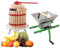WDDEYYDS Obstpresse + 7L Obstmühle Traubenmühle Apfelpresse Saftpresse Mobile Apfelpresse Weinpresse Set Obstpresse Fruchtpresse Weinpresse Obsthäcksler mit Handkurbel Apfelwein Apfelpresse,6LA+7LB