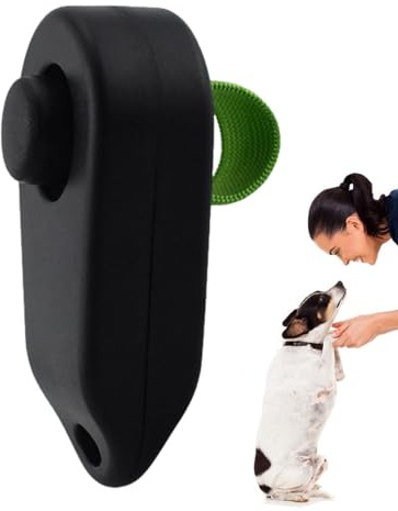 Genérico Clicker de Entrenamiento | Clicker para Perros Duradero y liviano para Entrenamiento, fácil de Usar Mascotas como Gatos, Cachorros, pájaros y Caballos para un Entrenamiento conductual e
