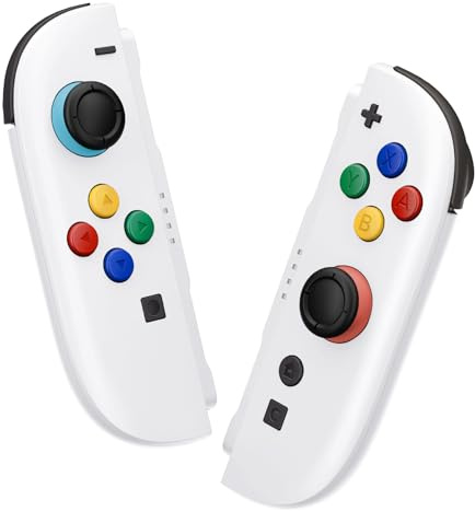 eXtremeRate Joycon 2 Coque avec Boutons de Remplacement pour Nintendo Switch 2 - Blanc