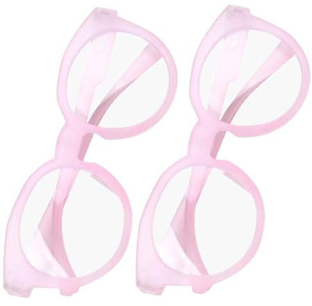 IMIKEYA 2pezzi Occhiali Protettivi per Ragazzo Ragazza con Blocco Luce Blu Filtro Luce Rosa Anti-uv Comodi per Gioco e Studio Online Protezione Oculari