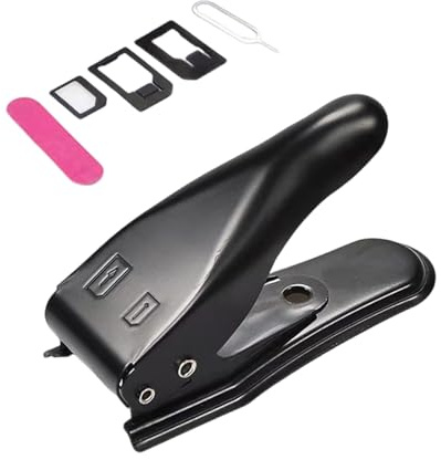 Taglierina per schede facile da usare con perno di espulsione e adattatore per schede Cutter Schede Strumento di taglio Set di adattatori per pin di espulsione multifunzione Taglio Accessori per