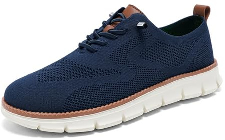 Alicia Maldonado, FABIÁN – Zapatos de Hombre de Malla Casual Elegantes Zapatillas Urbanas Transpirables Tipo Oxford Sneakers Ligeras Cómodas para Oficina Caminar Viaje