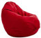 Bruni Sitzsack Classico M in Rot – Sitzsack mit Innensack zum Zocken & Lesen, Abnehmbarer Bezug, lebensmittelechte EPS-Perlen als Bean-Bag-Füllung, aus Deutschland