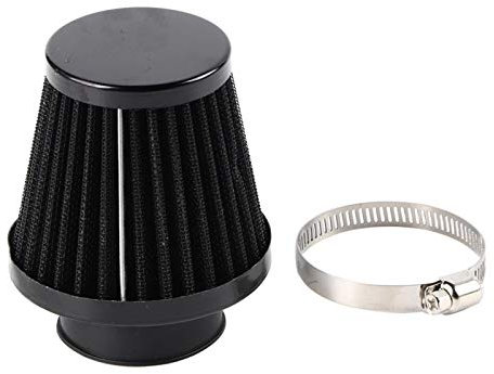 Pieces Kymco Kxr 250 Filtro de aire con abrazadera, kit de inducción de admisión de filtro de aire de 38 mm para motocicleta todoterreno ATV Quad Dirt Pit Bike(negro)