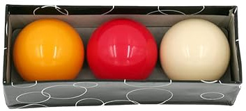 CAAA Jeu de Billes Carambole TV 61.5mm pour Billard Français
