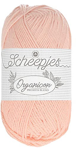 Scheepjes - Scheepjes 208 Pfirsich Flaum Organicon Garn - 5x50g