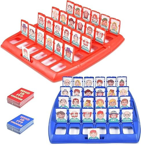 Wffeila Wer ist es? Brettspiel, Wer ist es Game, Wer ist es Lustiges Ratespie, Ratespiel für Kinder, Family Erraten Spiele, Brettspiel Eltern, Kinderspielzeug, Brettspiel für Familien- und Partyspaß