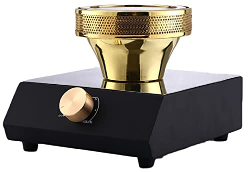 Mavdecll Calentador de Haz halógeno para café con sifón Calentador eléctrico para cafetera con sifón Calentador de café con sifón Profesional con Control termostático de 5 velocidades