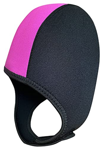 YiNLuax Gorro térmico de neopreno para buceo, con correas de barbilla, gorro de neopreno para surf, gorro de buceo de 2,5 mm, gorro de neopreno con capucha