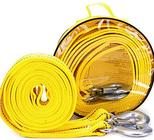 Beylos 4Maters 5Ton High Strength Tow Strap, with Two Safety Hooks, Winch Rope for Recovery Tow (13' Long 11000 Lb)