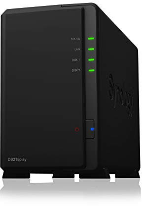 Synology DS218play 2-Bay 8TB Bundle mit 2X 4TB WD Red Plus