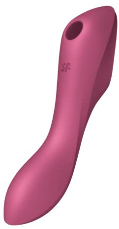 Satisfyer, Druckwellenvibrator, Curvy Trinity 3, 17,5 cm, 3 Motoren, vielseitig verwendbar, Druckwellen und Vibration