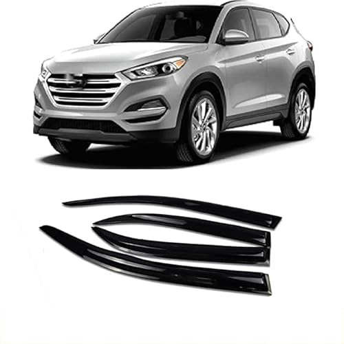 Juego de 4 Deflectores de Viento, Protector de Nieve para Lluvia Y Sol de Baja Acumulación de Calor para Reemplazo de Automóviles para Hyundai IX35 2010-2015