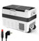 LLIVEKIT Kühlbox, 40 L Kompressorkühlbox, Dual-Zone (-22°C) | 33L Gefrierfach + 7L Kühlbereich | Leise (50dB) mit Rädern | 12V/24V Auto + 230V Haus | C-Klasse, CE/ROHS