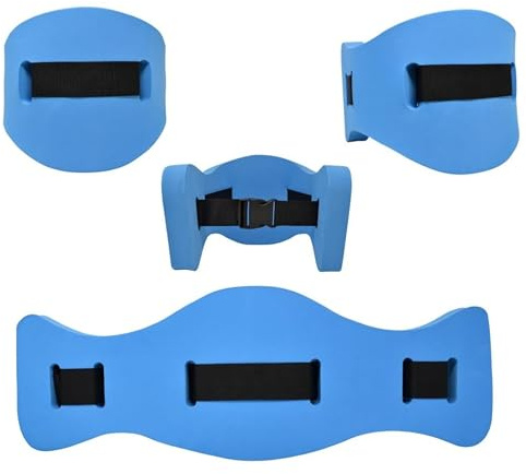 AQASKIN Cintura per Acquagym e Fitness in Acqua – Attrezzo Sportivo per Adulti e Ragazzi – Cintura Regolabile per Allenamento Acquatico e Aqua Jogging (1, Blu)