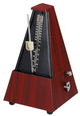 QUARKZMAN Metrónomo Mecánico Temporizador Musical Para Piano Color Caoba