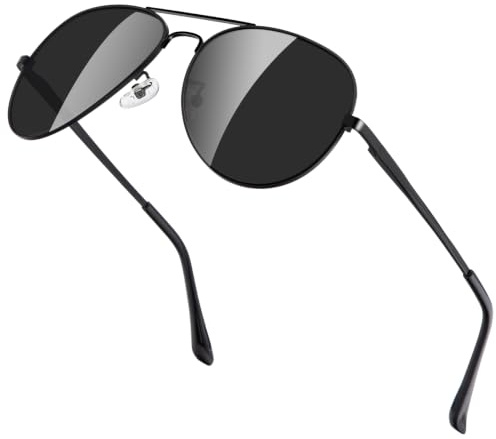 ANYLUV Pilot Sunglasses-Mens Polarised Sunglasses-Womens: UV400 Protection Sun glasses Metal Frame for Driving Running Hiking