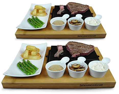 SteinenGrill Bergen Hot Stone Set, Set of 2