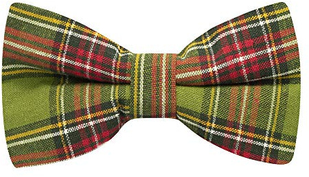 King & Priory Tartan Vert Traditionnelle Cocher Noeud Papillon