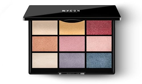 WYCON Cosmetics QUICK PALETTE EYESHADOW MATT - Lidschatten-Palette mit Matteffekt, Schattenpalette, mattes Make-up, 12 Farbtöne