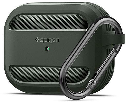 Spigen Rugged Armor Designed for Apple Airpods Pro Case (2019) - Military Green