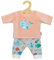 Heless 2285 - Puppenkleidung im Design Wal Bobby, 2 teiliger Pyjama mit Shirt und Stoffhose für Puppen und Kuscheltiere der Größe 35 - 45 cm