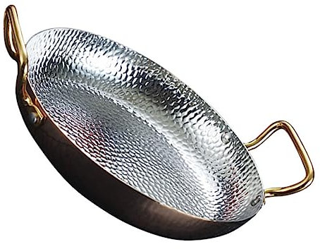 MILISTEN doppelte Ohrenpfanne Fischtöpfe edelstahl rührschüssel antihaftbeschichtete Kochutensilien Bratpfanne mit Antihaftbeschichtung Küchenzubehör heißer Topf binaural