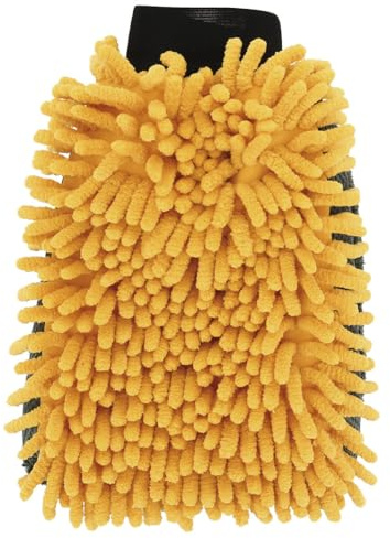 S SUMEX Guante de Lavado Premium de Microfibra Billionaire Cuida la Carrocería Sin Arañazos Manopla de Secado y Lavado 26x18 cm