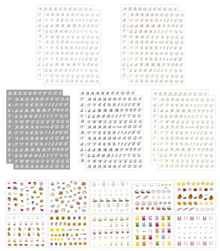 0 Pegatinas Futuras De Uñas Y 10 Pegatinas De Uñas, Arte De Uñas De Bricolaje, Accesorios De Manicura, Pegatinas De Uñas Impermeables, Pegatinas De Decoración De Uñas