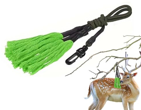 Corde de Traction pour appât de cerf – Distributeur de Parfum de mèche de leurre en Coton, équipement extérieur | Aide à la des sentiers pour la Chasse, l'exploration de la Nature, la