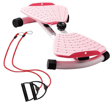 Midja twist-enhet, fitness core tränare med motståndsband – magen twist-board, för kvinnor och män, för träning hemma, i lägenheten och på gymmet samt
